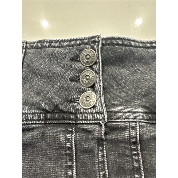 BDG Micro Black Micro Mini Skirt Womens Size Small Pleated Y2K Look Rave Denim - Picture 6 of 9